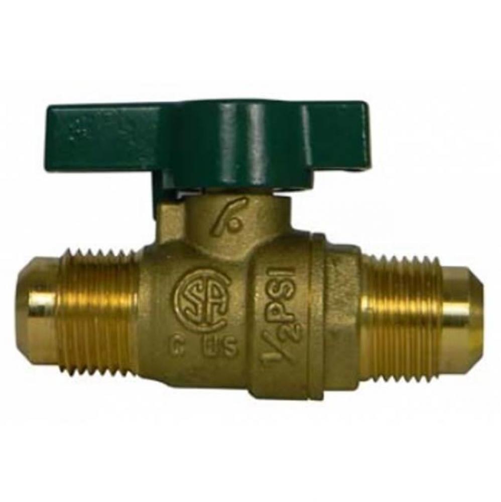 10714 3/8X3/8 GAS BALL VALVE FLARExFLARE CSA