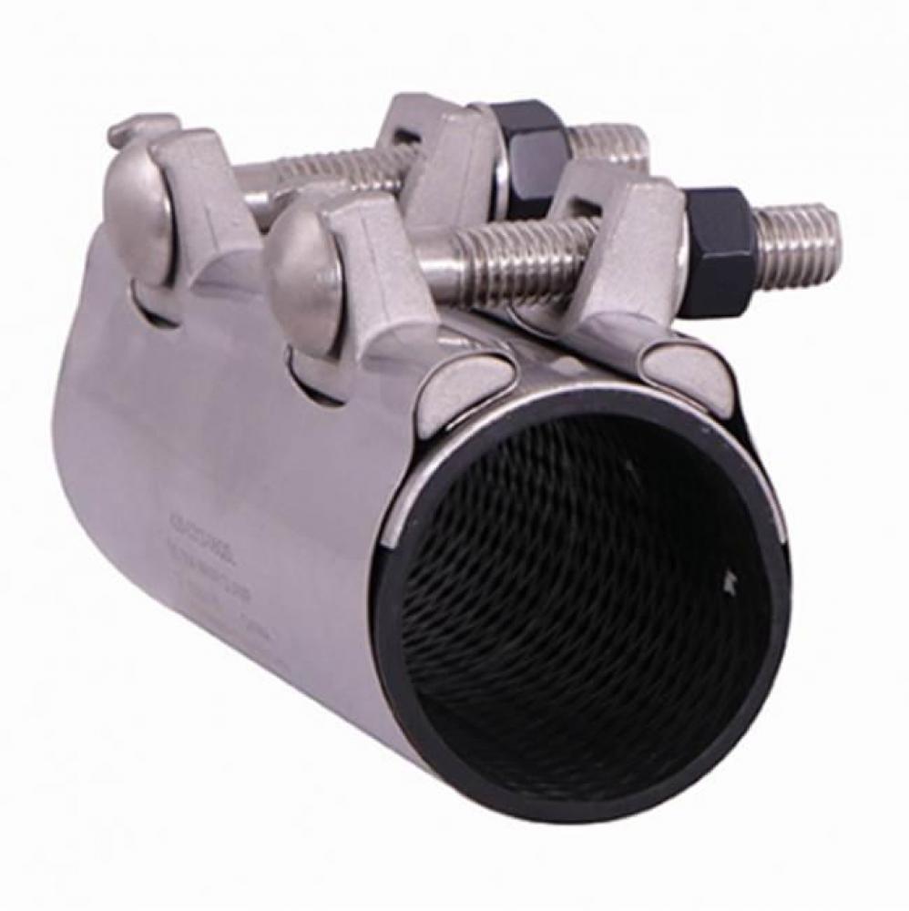 428-0163-06QSL SS WRAP CLAMP WITH CAST SS LUG 1 1/2 CTSx6