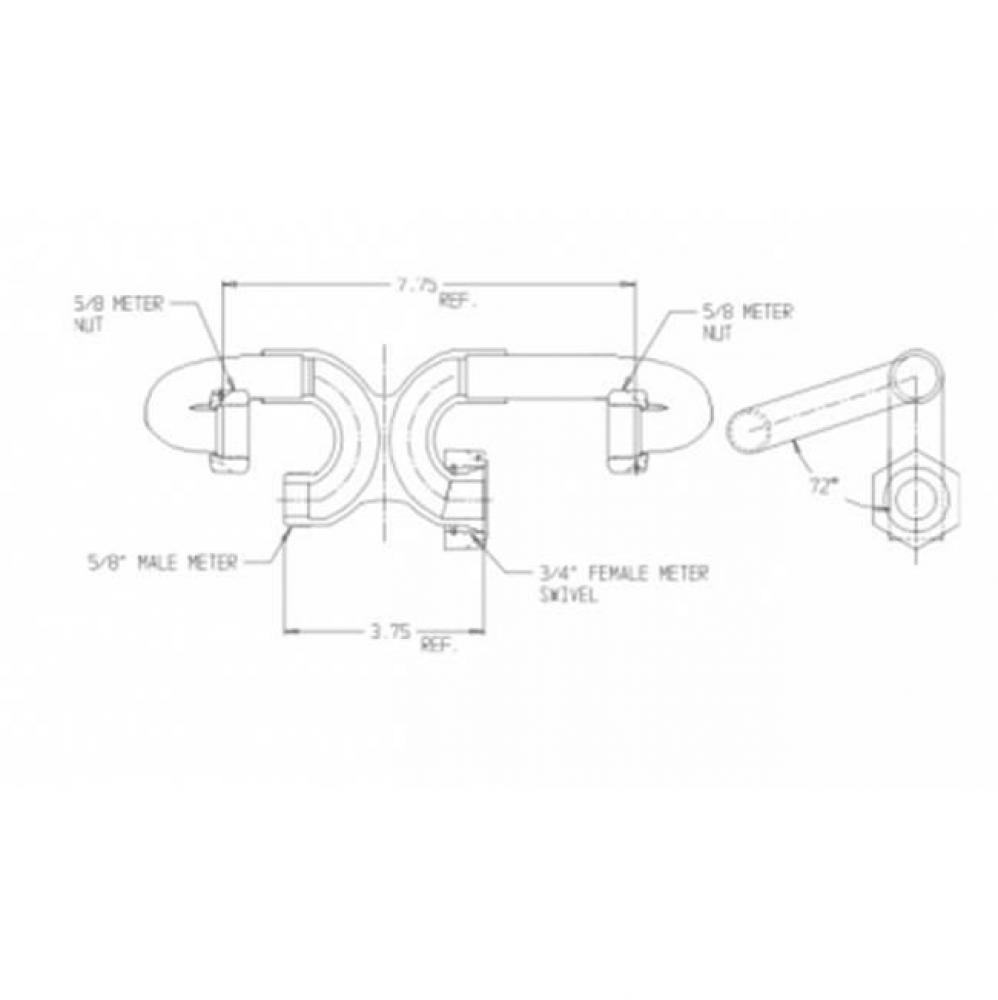 710-103NNU- X72X950 MSR RESETTER M NUT X M NUT UFR-V