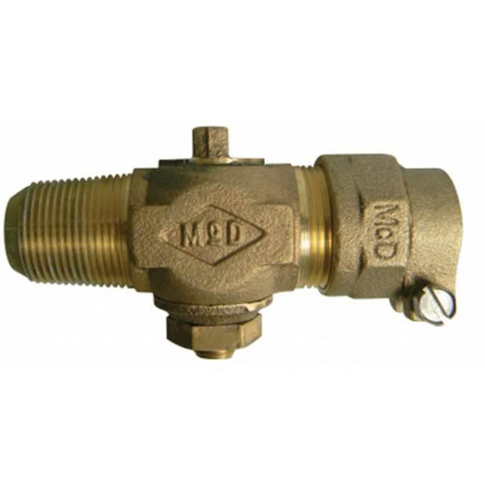 74701-22 1/2 PLUG CORP AWWA X CTS 100W-NL