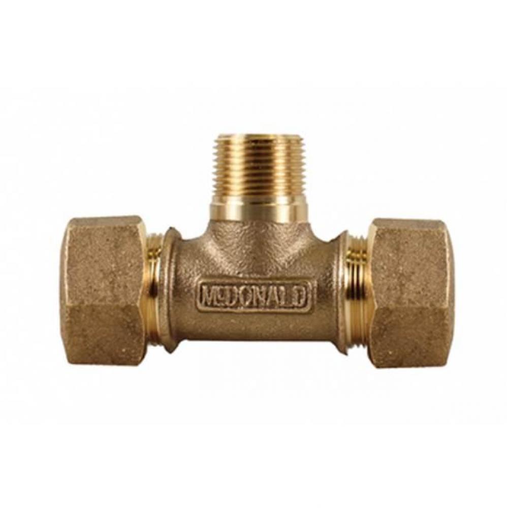 74762T 1 1/4X1 1/2 TEE CTS X CTS X MNPT -NL