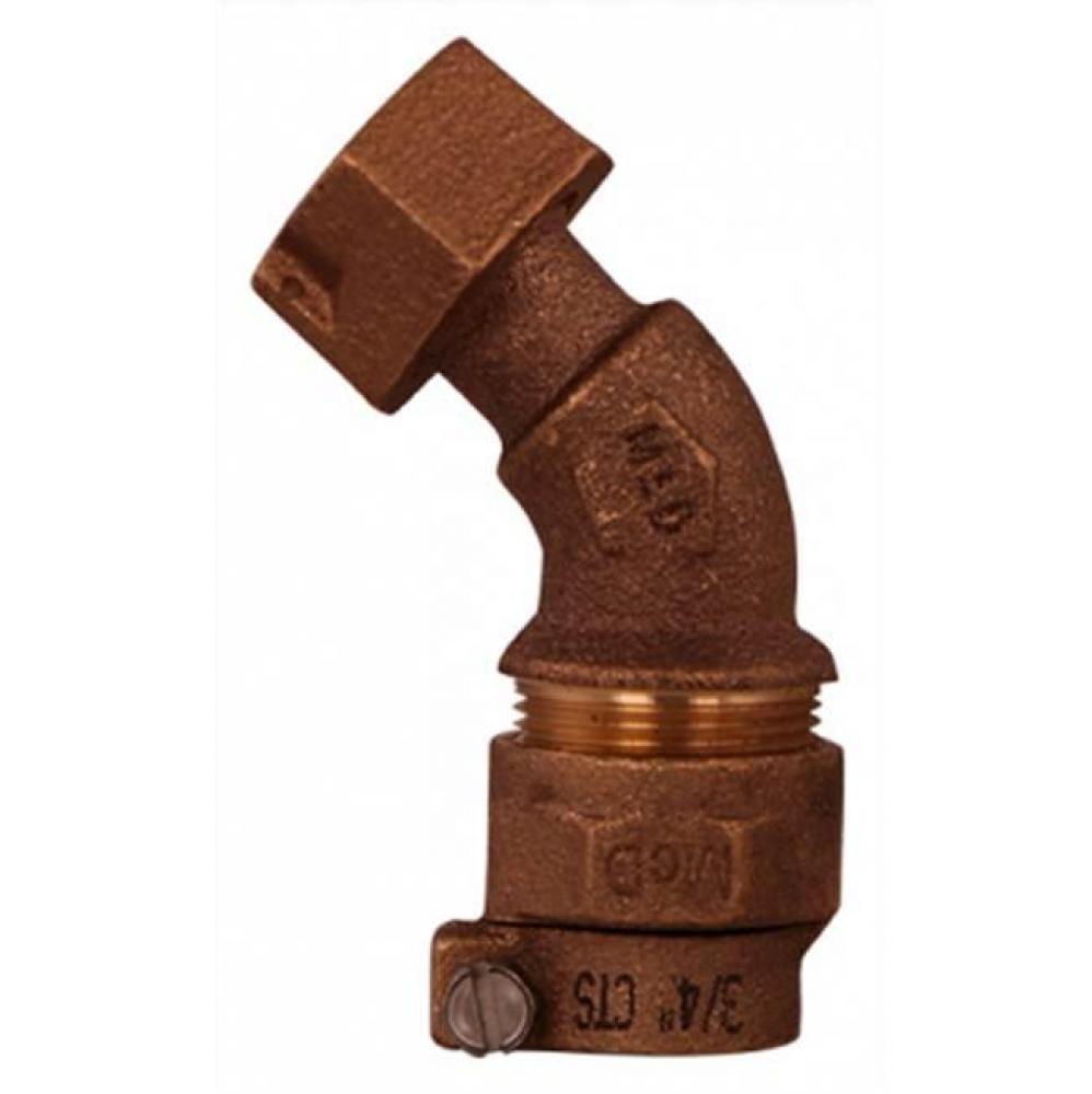 74749S-22 3/4 EIGHTH BEND FEMALE SP SWV X CTS - NL