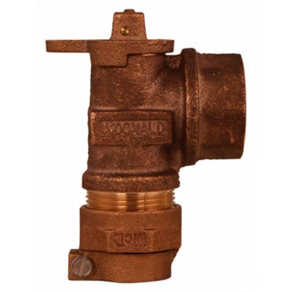 74606-22 3/4 ANGLE PLUG CURB CTS X FNPT -NL