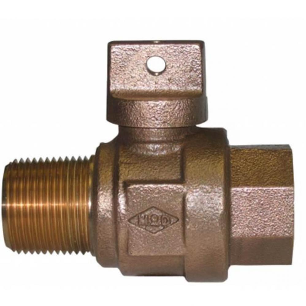 74104BCAPF 3/4 BALL CORP/CURB MNPT X FNPT - NL