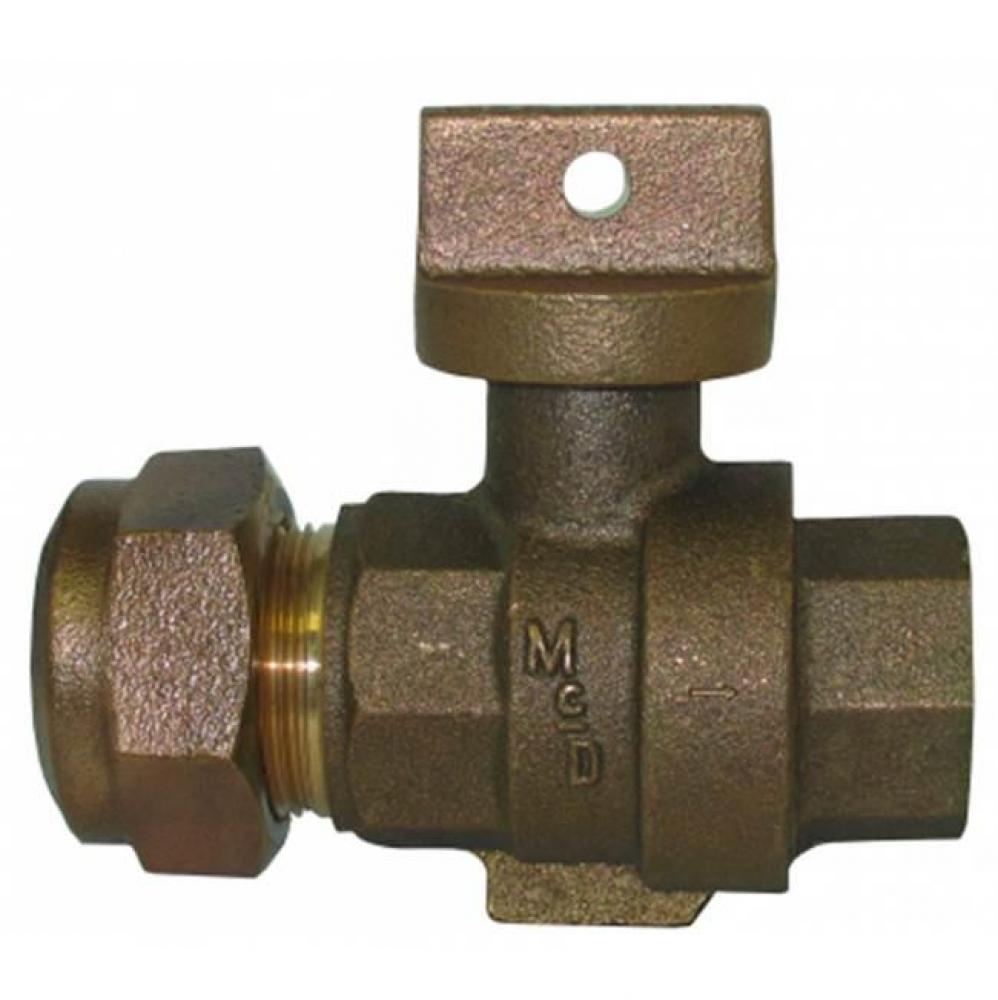 76002Q 3/4 STOP&DRAIN BALL CURB CTSxFNPT-NL