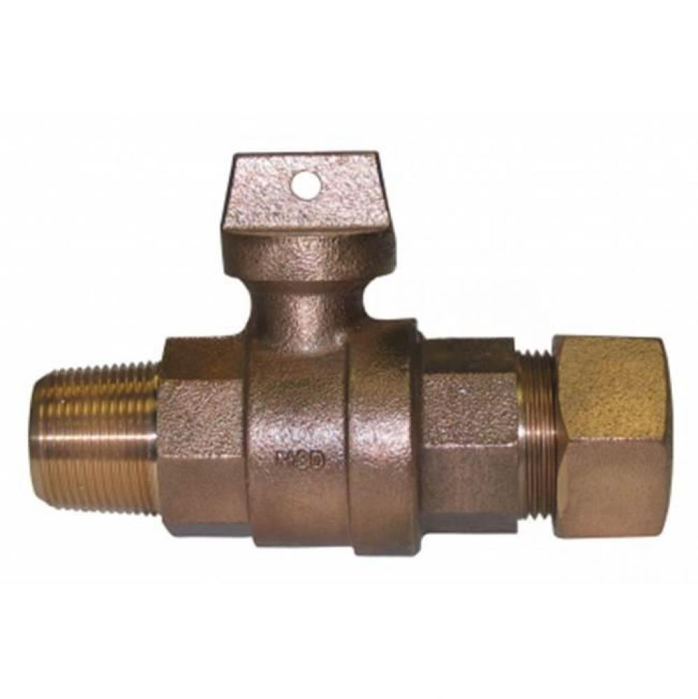 74101BT 3/4 BALL CORP/CURB AWWA X CTS - NL