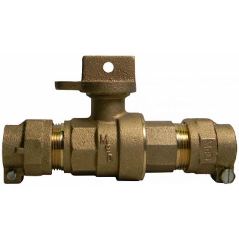 76100W-44 2 BALL CURB PVC X PVC - NL