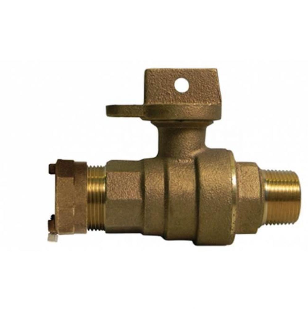 76107W-55 2 BALL CURB IP X MNPT - NL