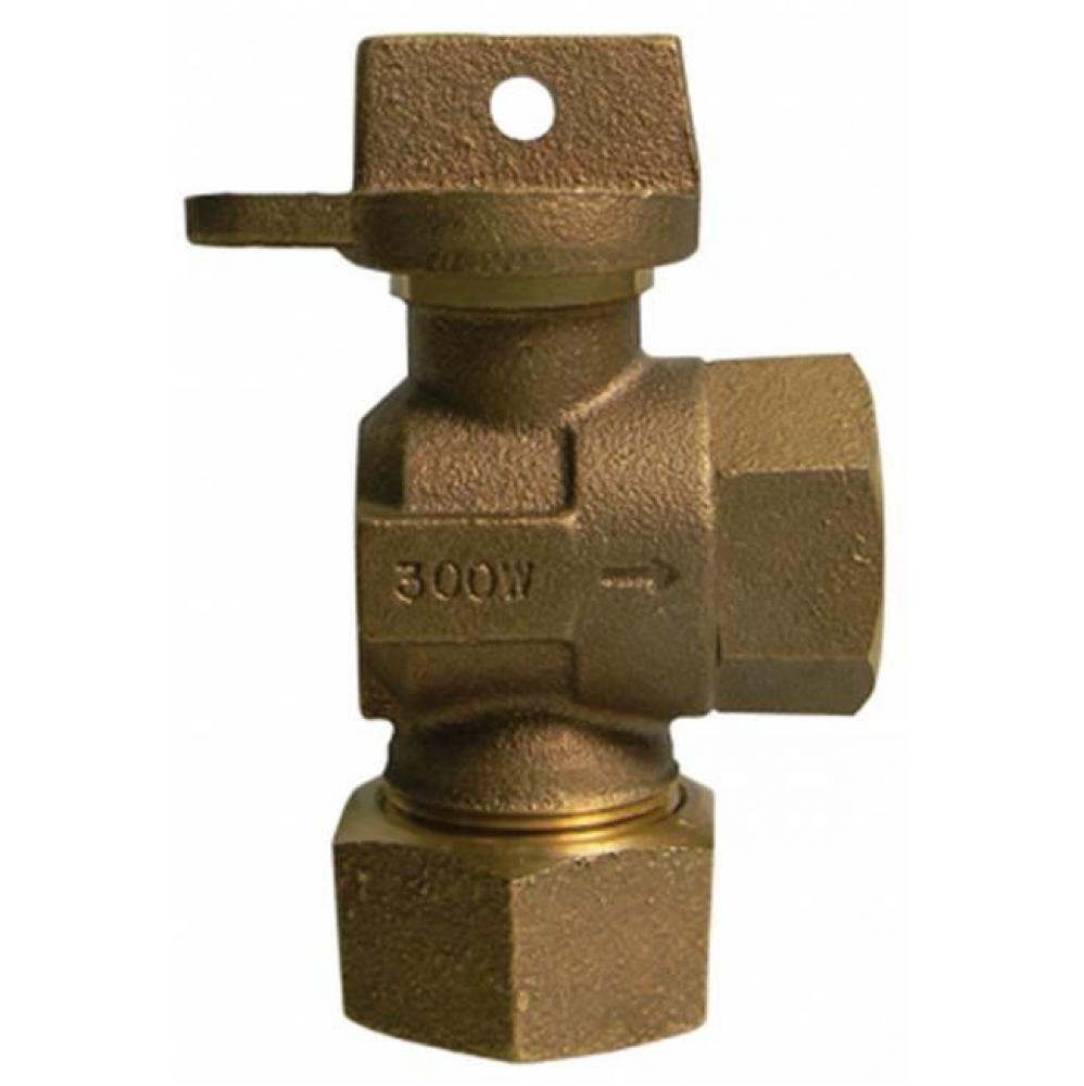 74648BT 3/4 ANGLE BALL CURB SP FNPT X CTS-NL