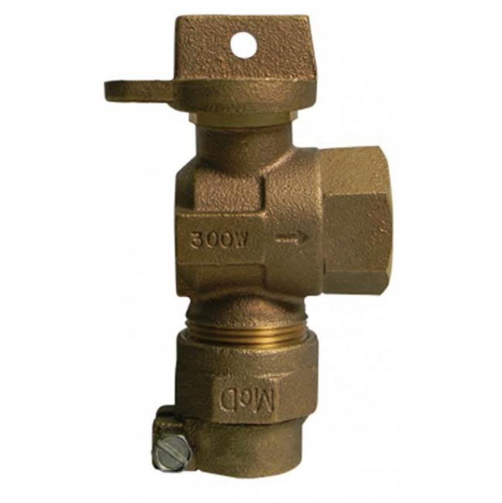 74646B-33 3/4 ANGLE BALL CURB SP PEP X FNPT-NL