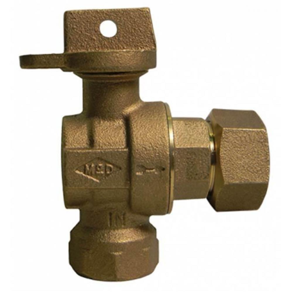 74608BT 3/4 ANGLE BALL CURB FNPT X CTS - NL