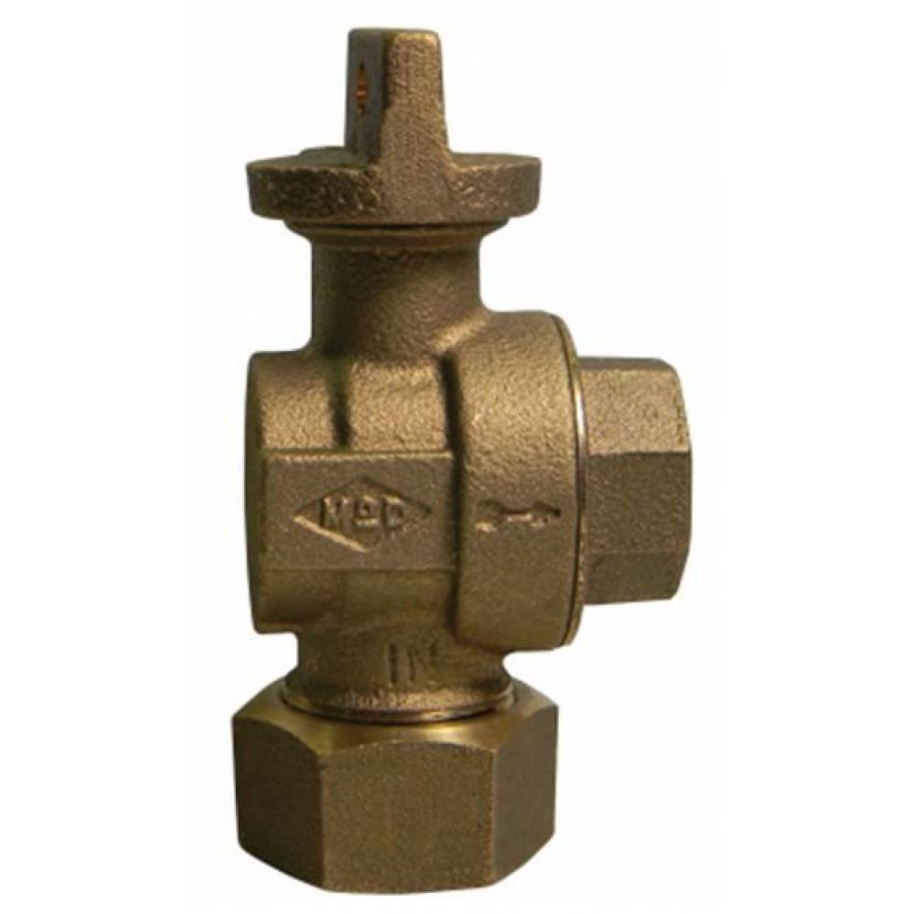 74606BT 3/4 ANGLE BALL CURB CTS X FNPT - NL