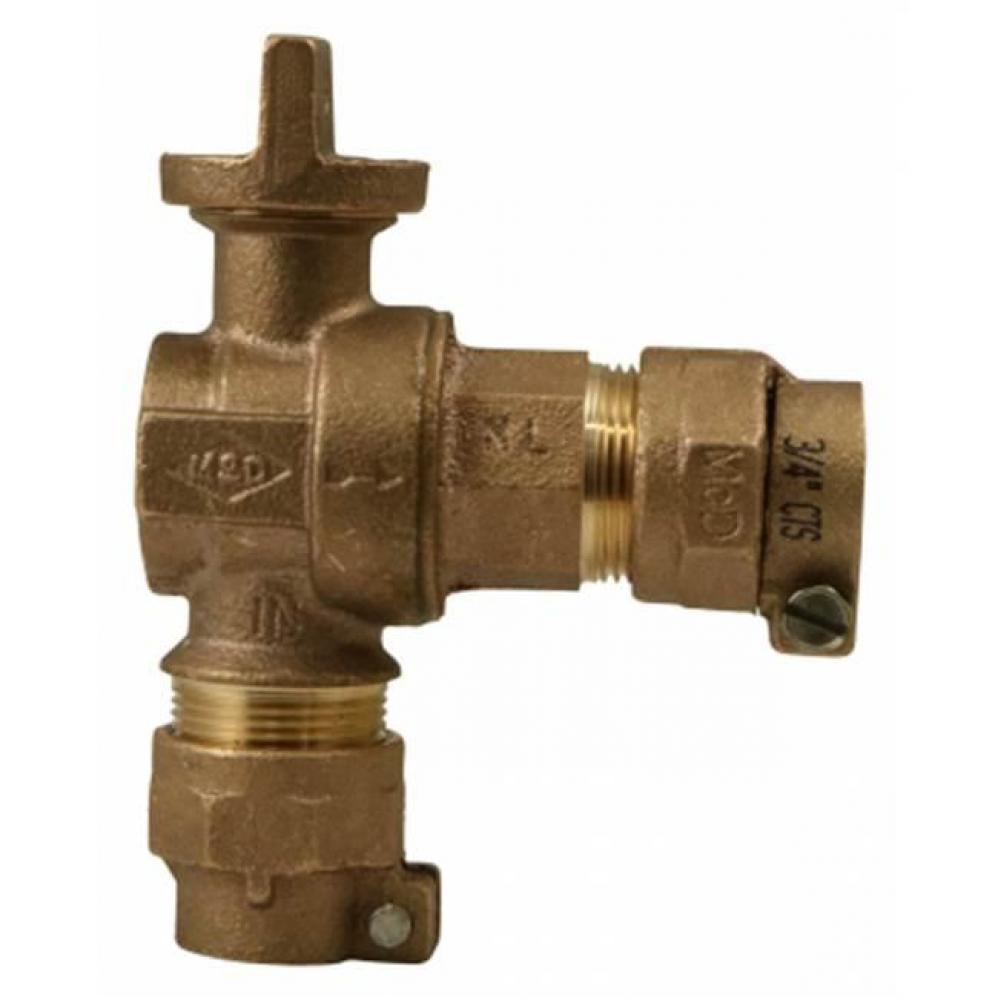 74600B-22 3/4 ANGLE BALL CURB CTS X CTS - NL