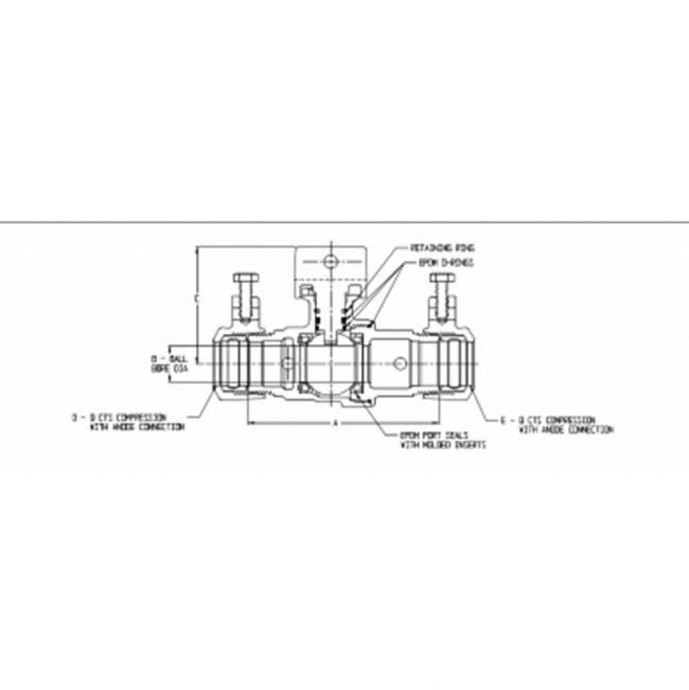 76100QA 1 BALL CURB ANODE CTS x ANODE CTS -NL