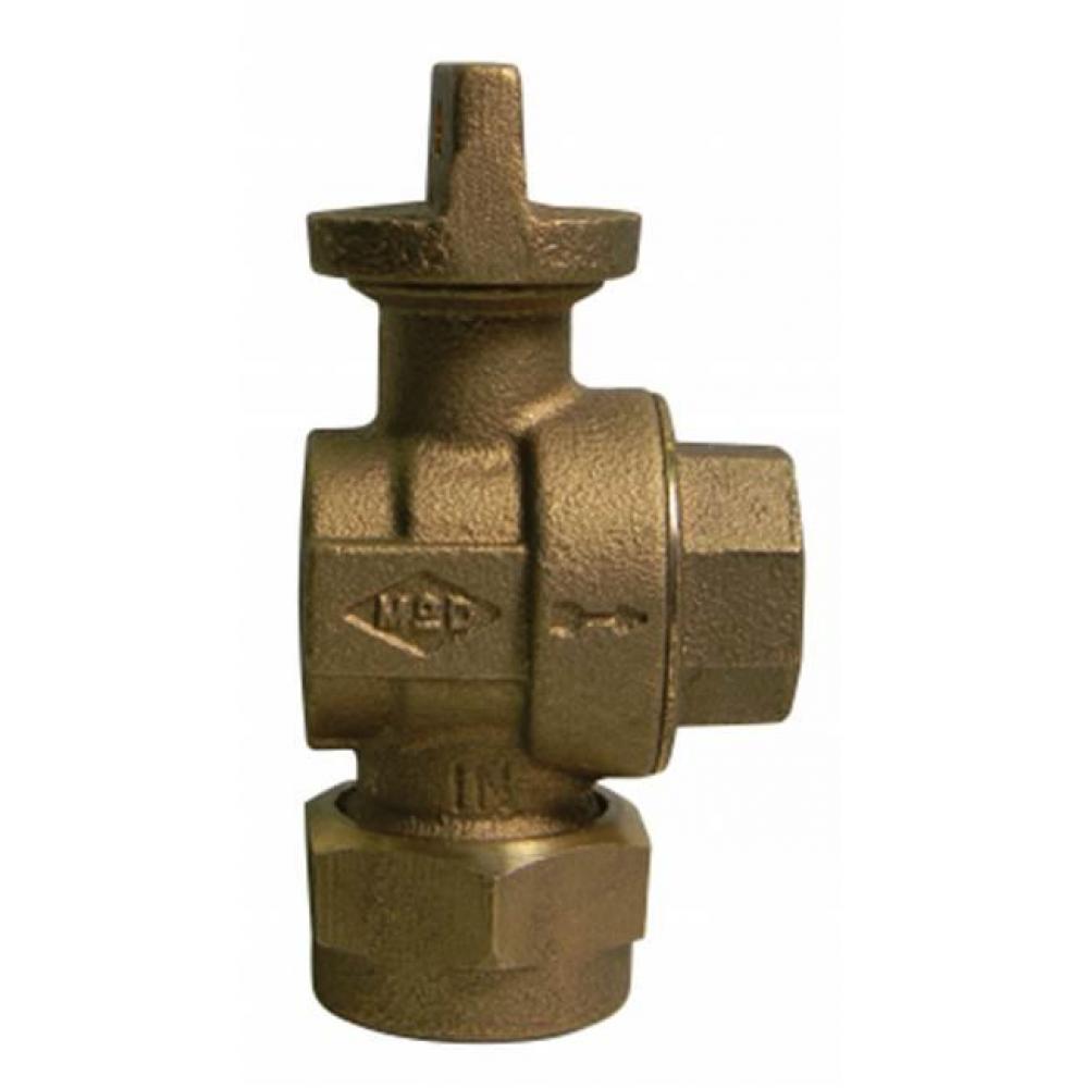 74606BQ 3/4 ANGLE BALL CURB CTS X FNPT - NL