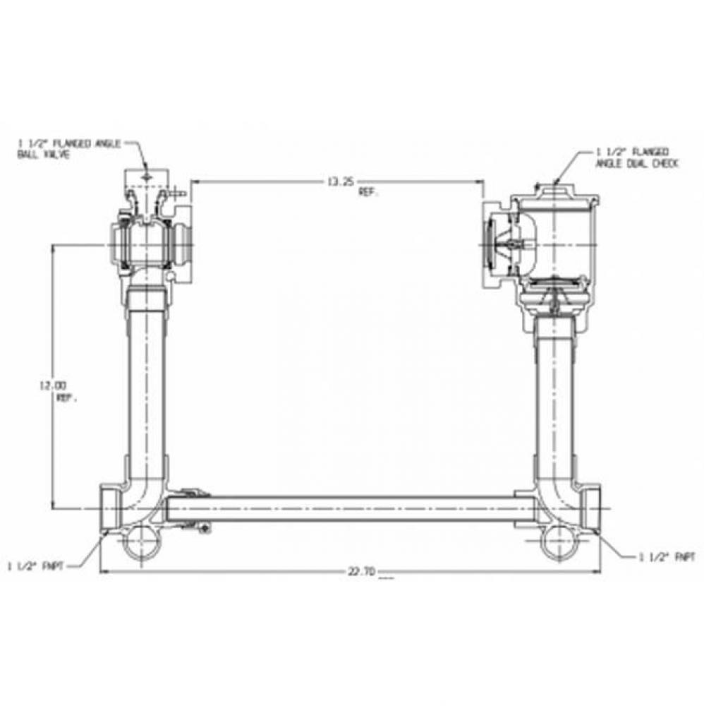 720-615WDFF 660 HxH MTRSTR FPBVxFPDCK FNPTxFNPT