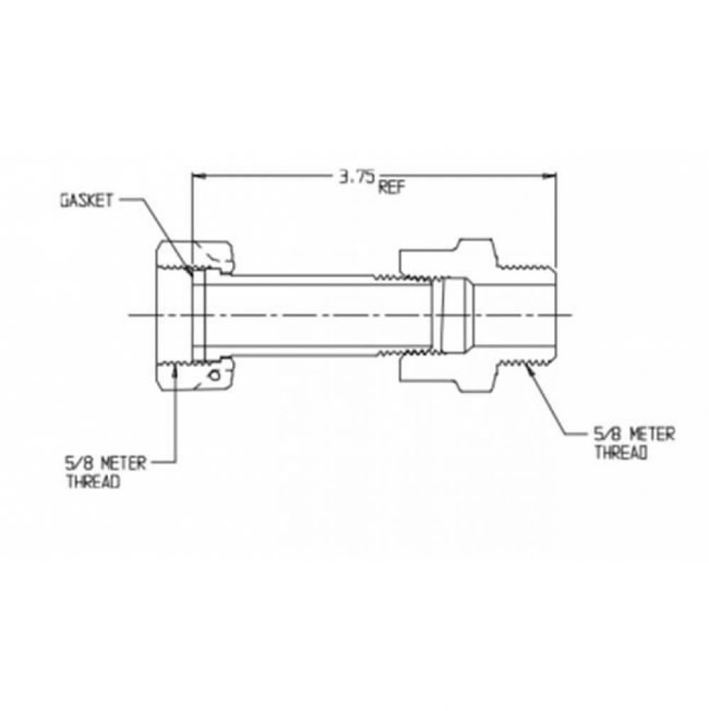 710J11 IDLER 5/8 METERx1/2 FNPTx3.63L-NL