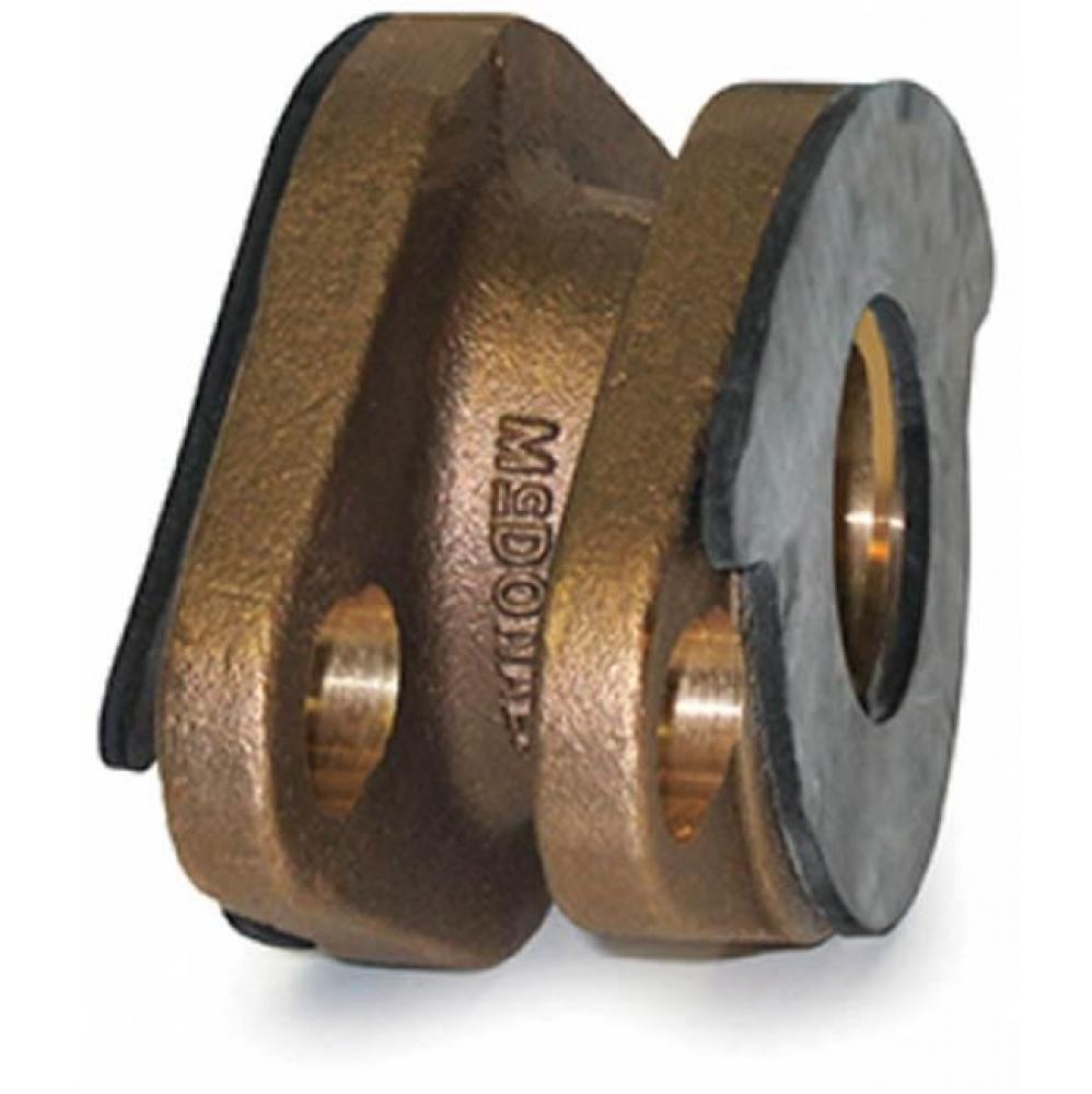 710J67DH MTR ADAPTER DUAL HOLE 1 1/2x2-NL