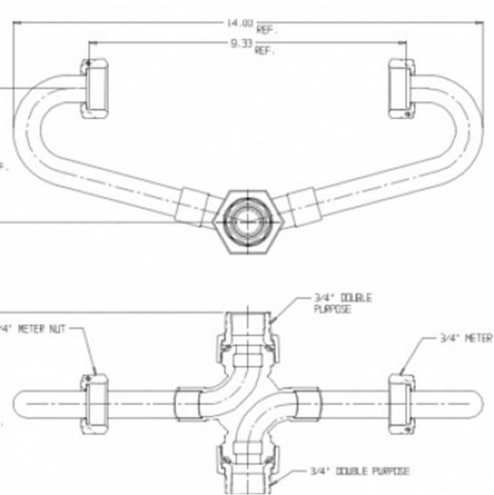 743-3----MM 44 M-STYLE INSTR MNUTxMNUT MNPTxMNPT