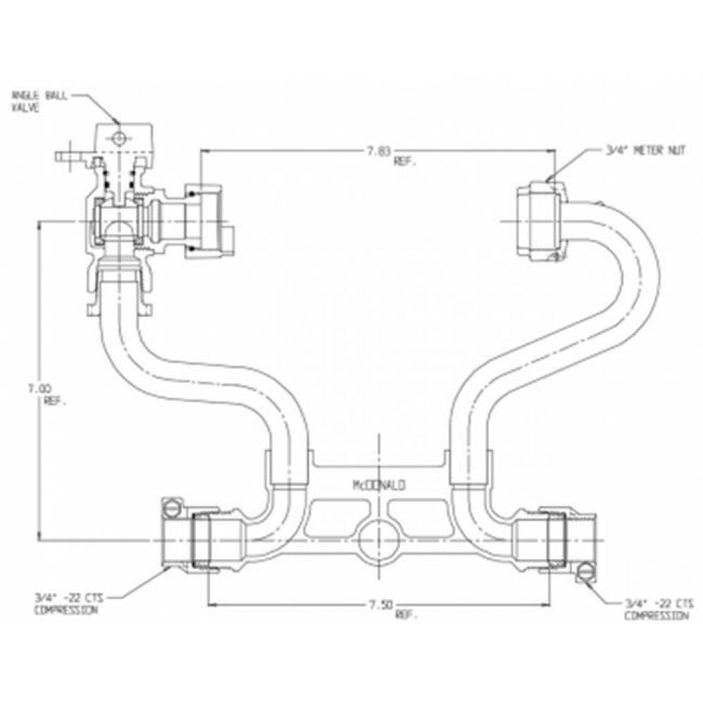 722-207WX22 33 HxH MTRSTR SPBVxM NUT CTS X CTS