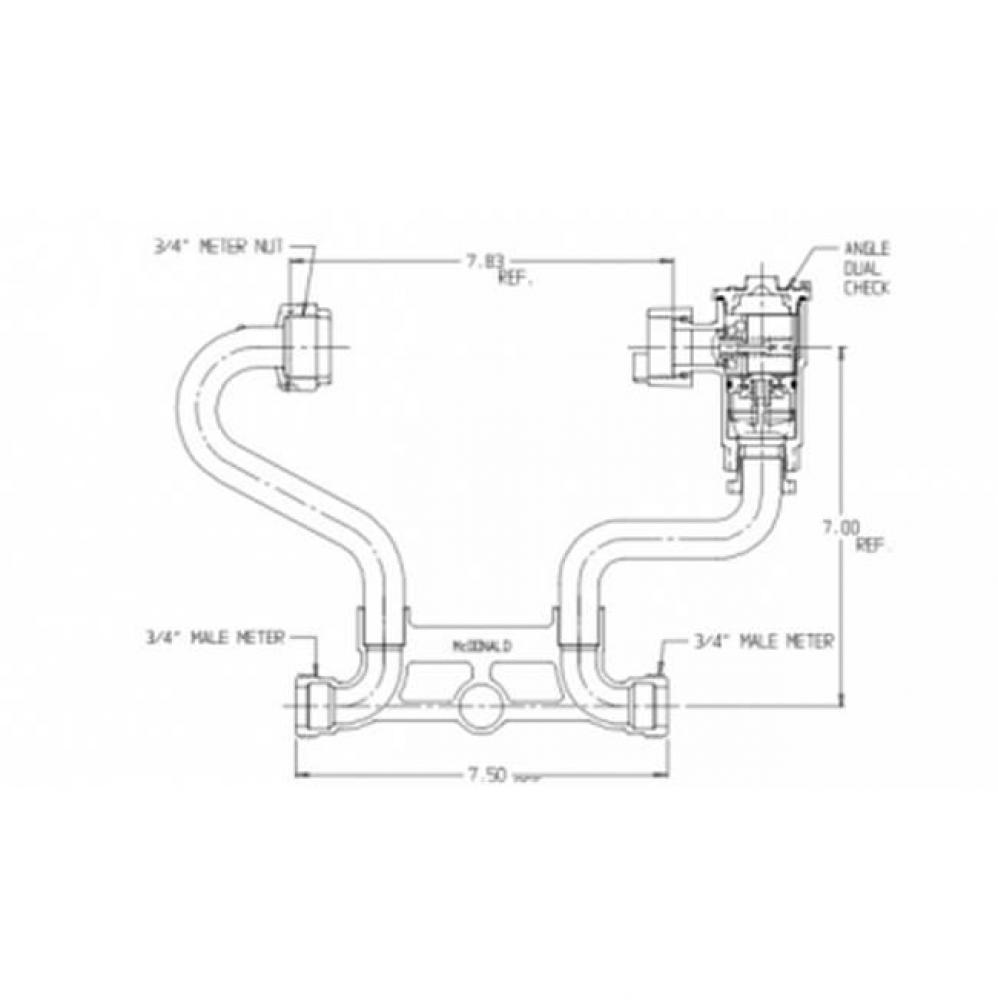 718-207XD HORI RESETTER M NUT X FPDCK