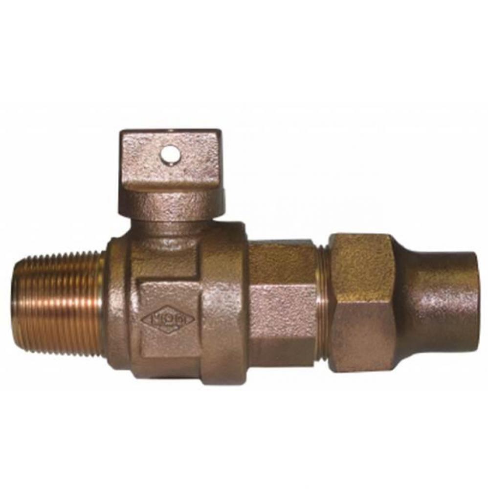 74101BCAP 1 BALL CORP/CURB- AWWA X FLARE - NL