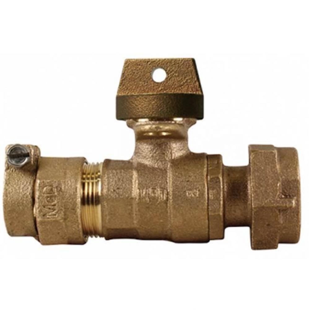 76100M-22 1 1/4X1X1 BALL VALVE CTS X METER - NL