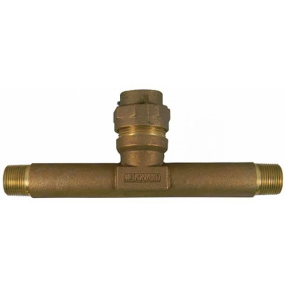 74763-22 1X1 1/4 TEE MNPT X MNPT X CTS -NL