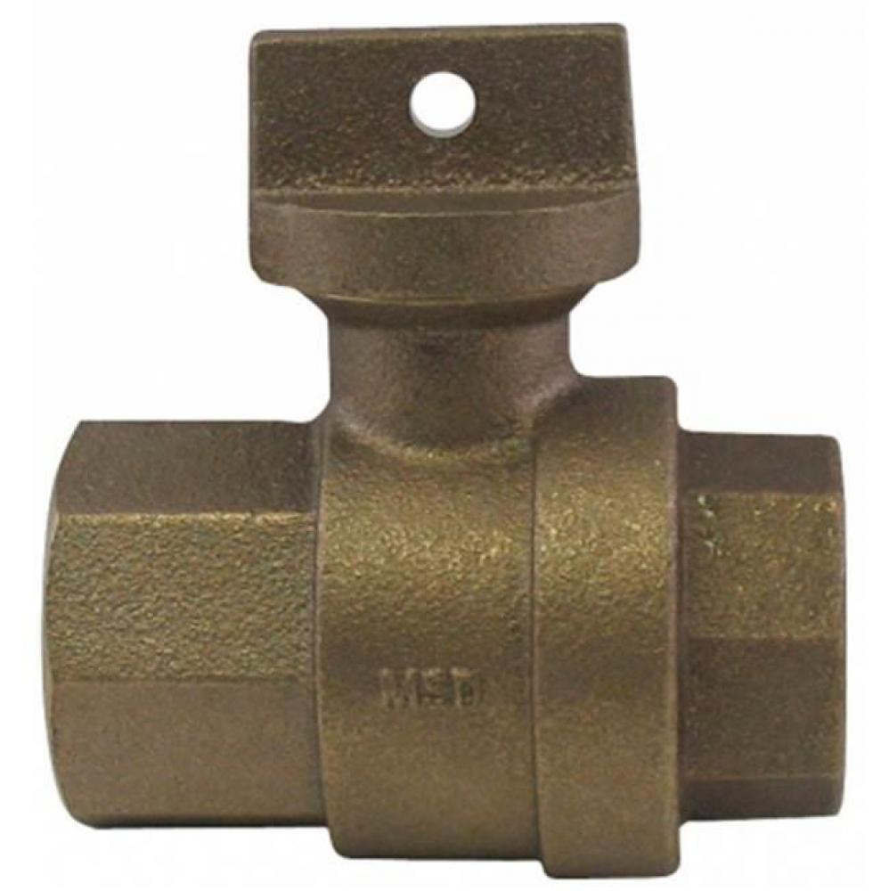 76101 3/4X3.44 BALL CURB FNPT X FNPT - NL