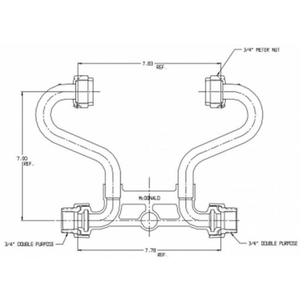 720-207XXDD 33 HxH MTRSTR M NUTxM NUT DPxDP