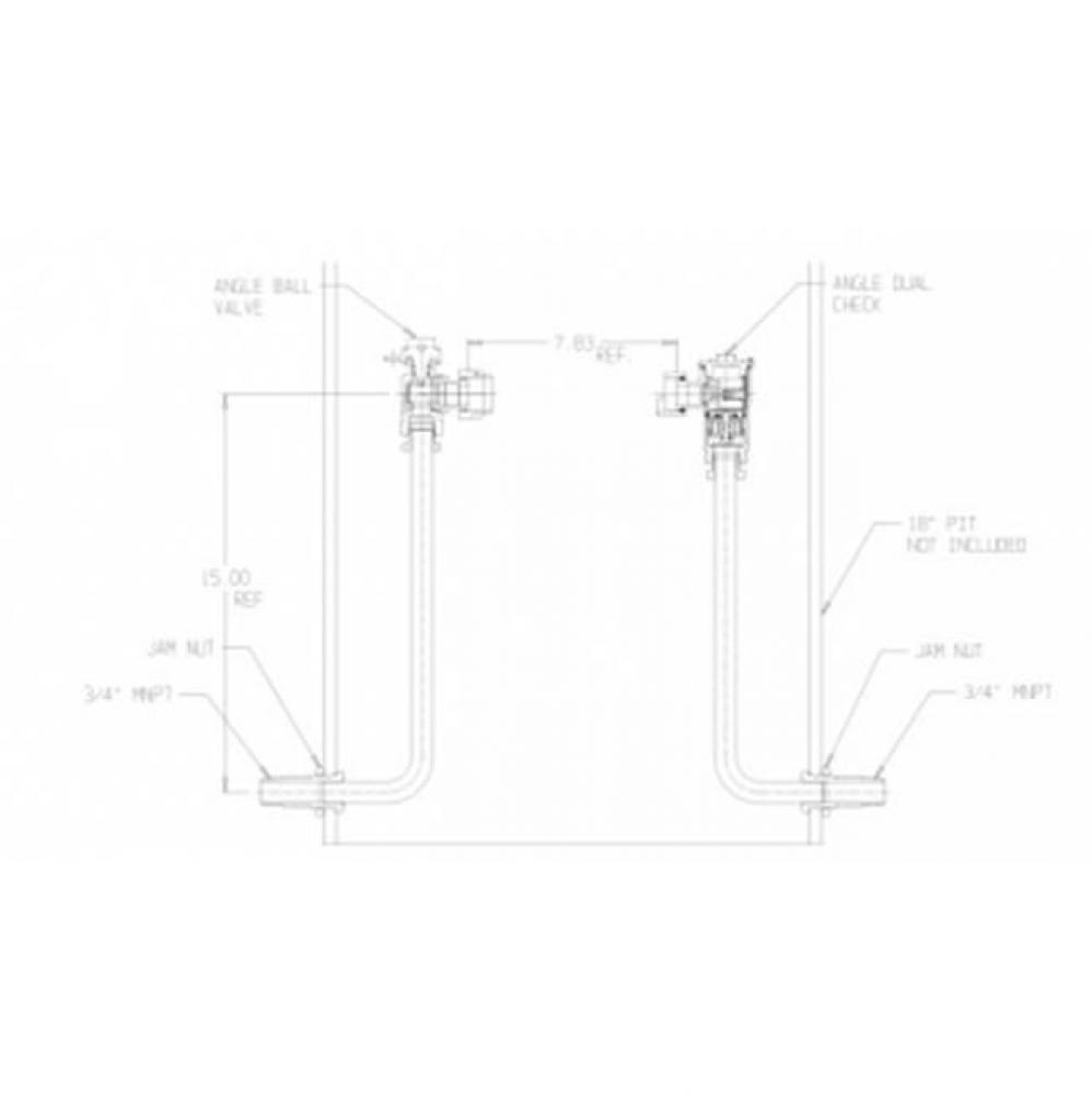 715-215WDPP 33X18X992 SGL RISER STR SPBV X FPCDCK