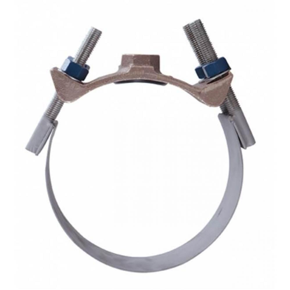 73876 6X3/4 SS WIDE STRAP SADDLE 6.90xFNPT - NL