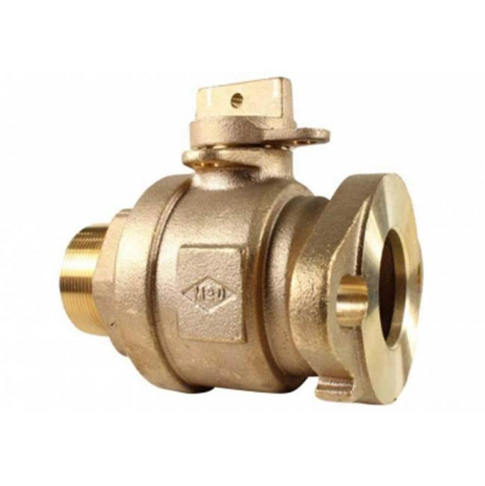 76107MW 2 BALL VALVE MNPT X FLANGE - NL