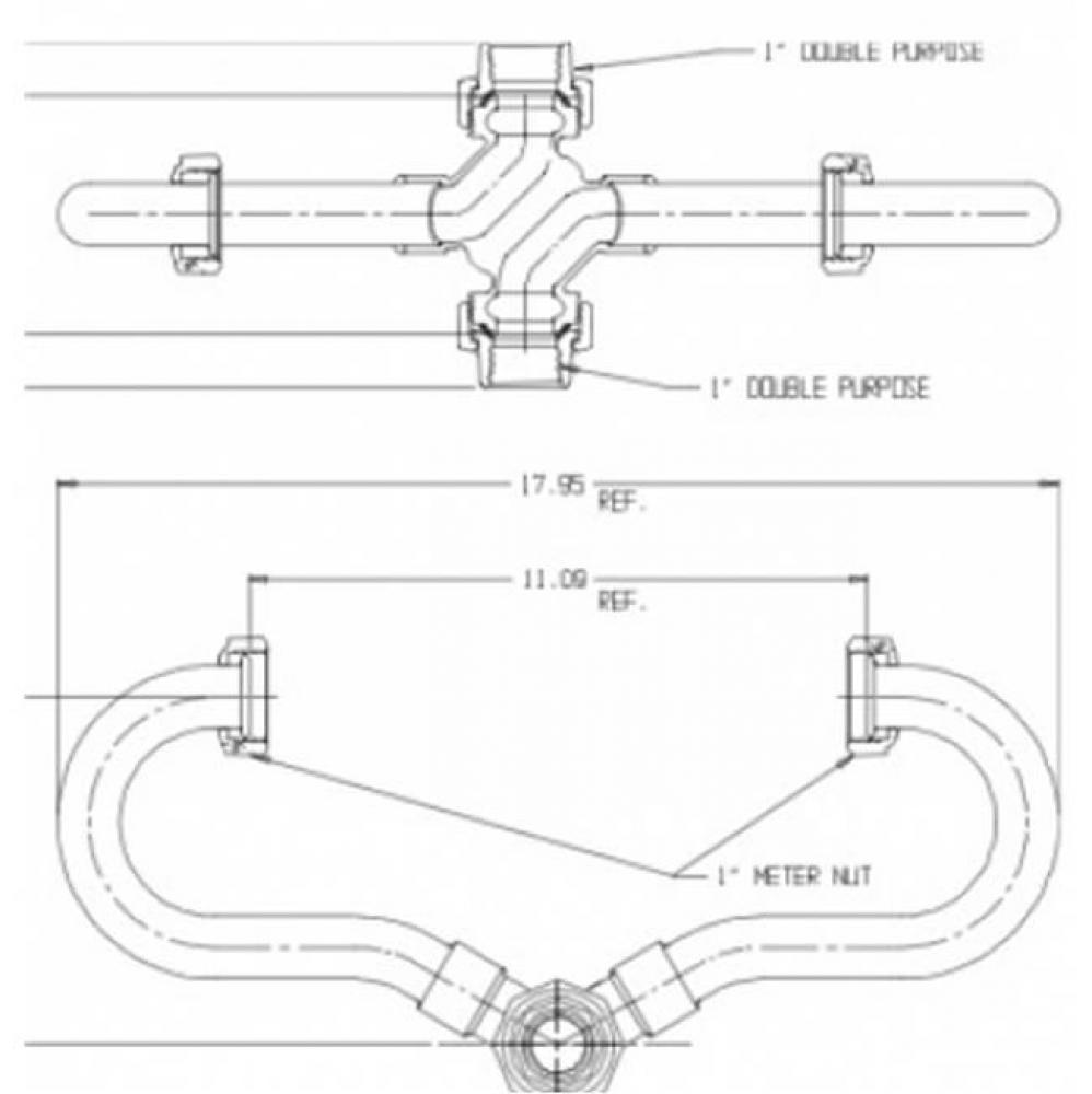 743-4 M-STYLE INSTR MNUTxMNUT L/NUTS&CN