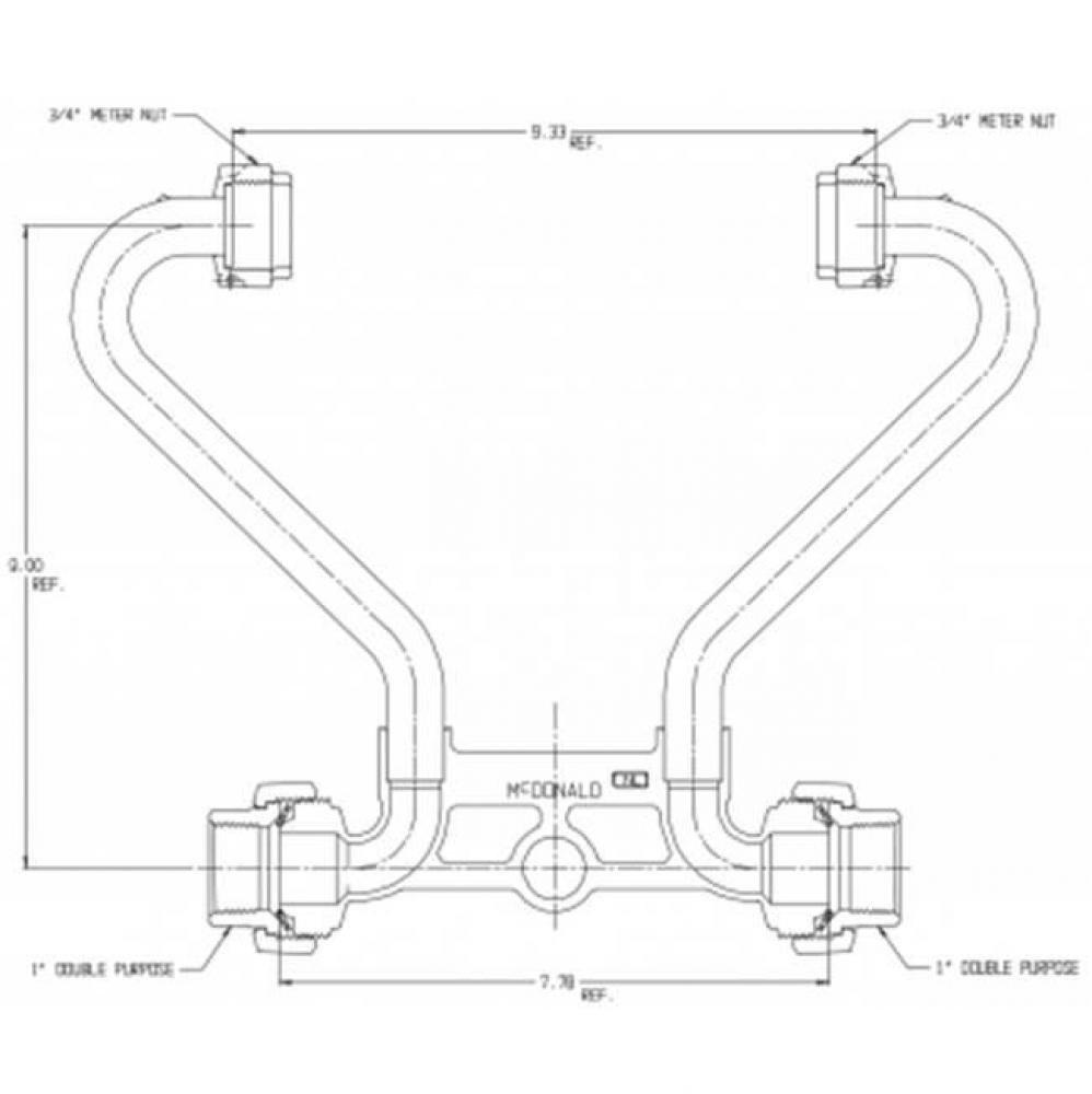 720-309XXDD 44 HxH MTRSTR M NUTxM NUT DPxDP