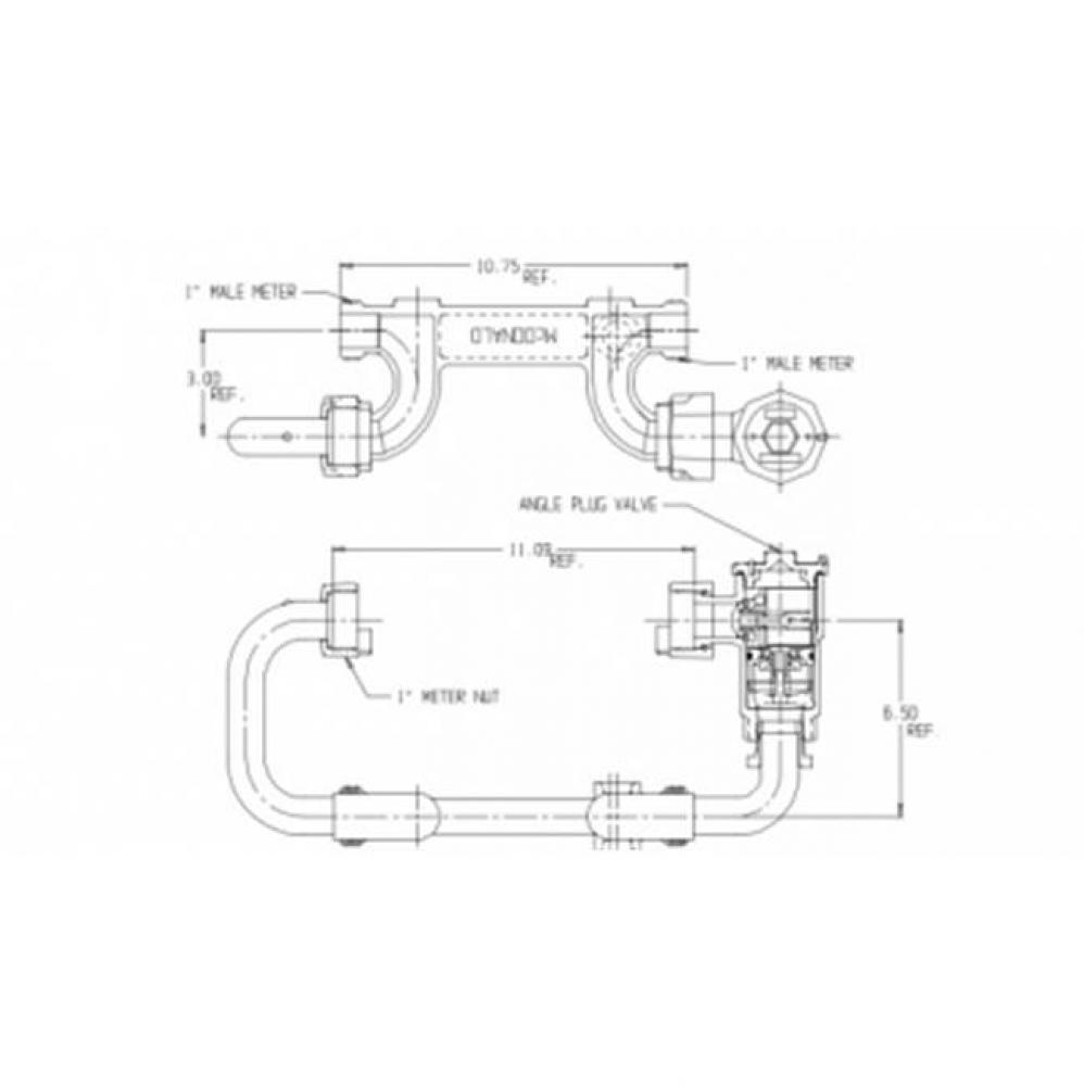 717-406XDAA X60 LOW RISE RESETTER M NUT X SPDCK