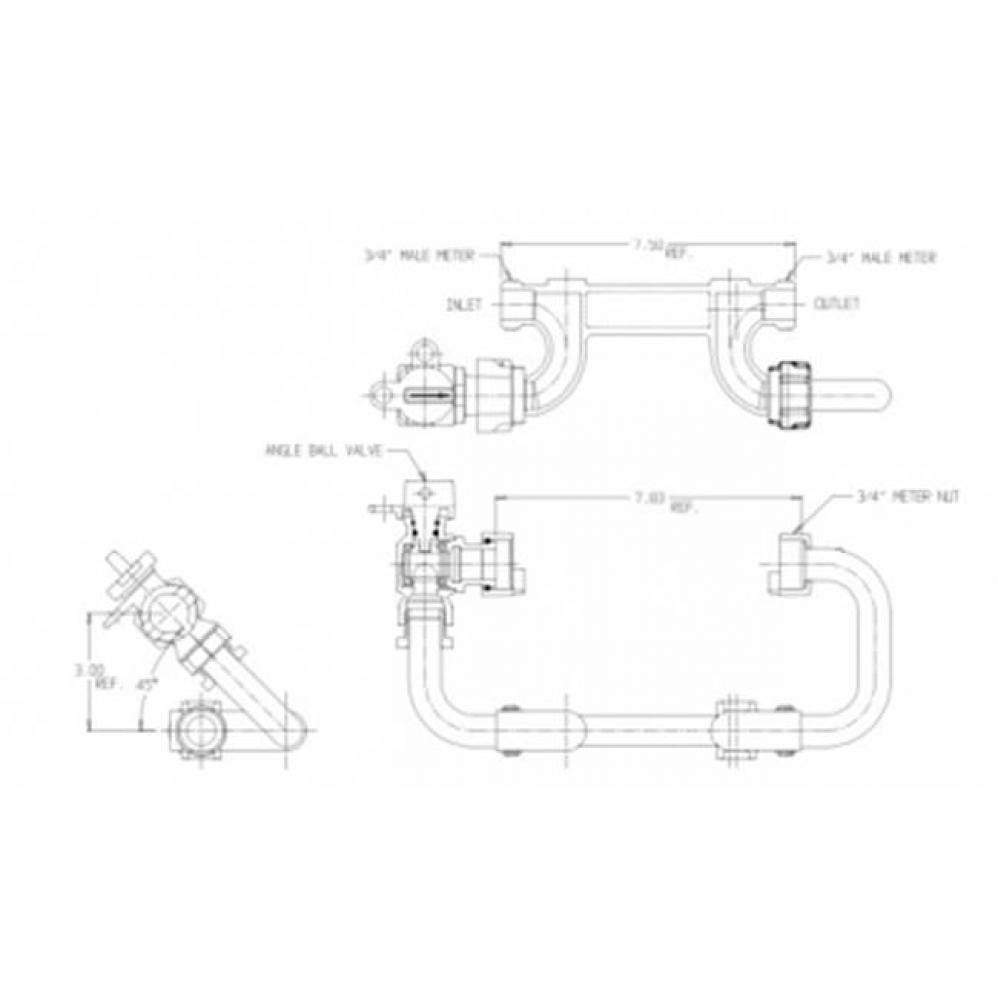 717-207WX-- LOW RISE RESETTER SPBV X M NUT