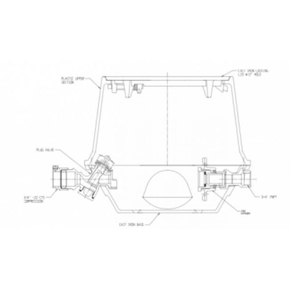 775P208LD3G 332X800 YKBX 3/4 PEP APVx3/4 FNPT SDC-NL