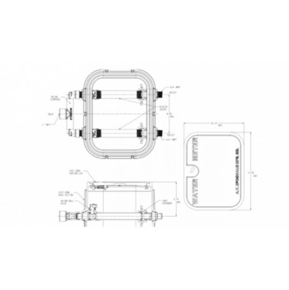 772D2--BCGP 43 DGFBX 1 FNPT SBVx3/4 MNPT SC - L/LID -NL