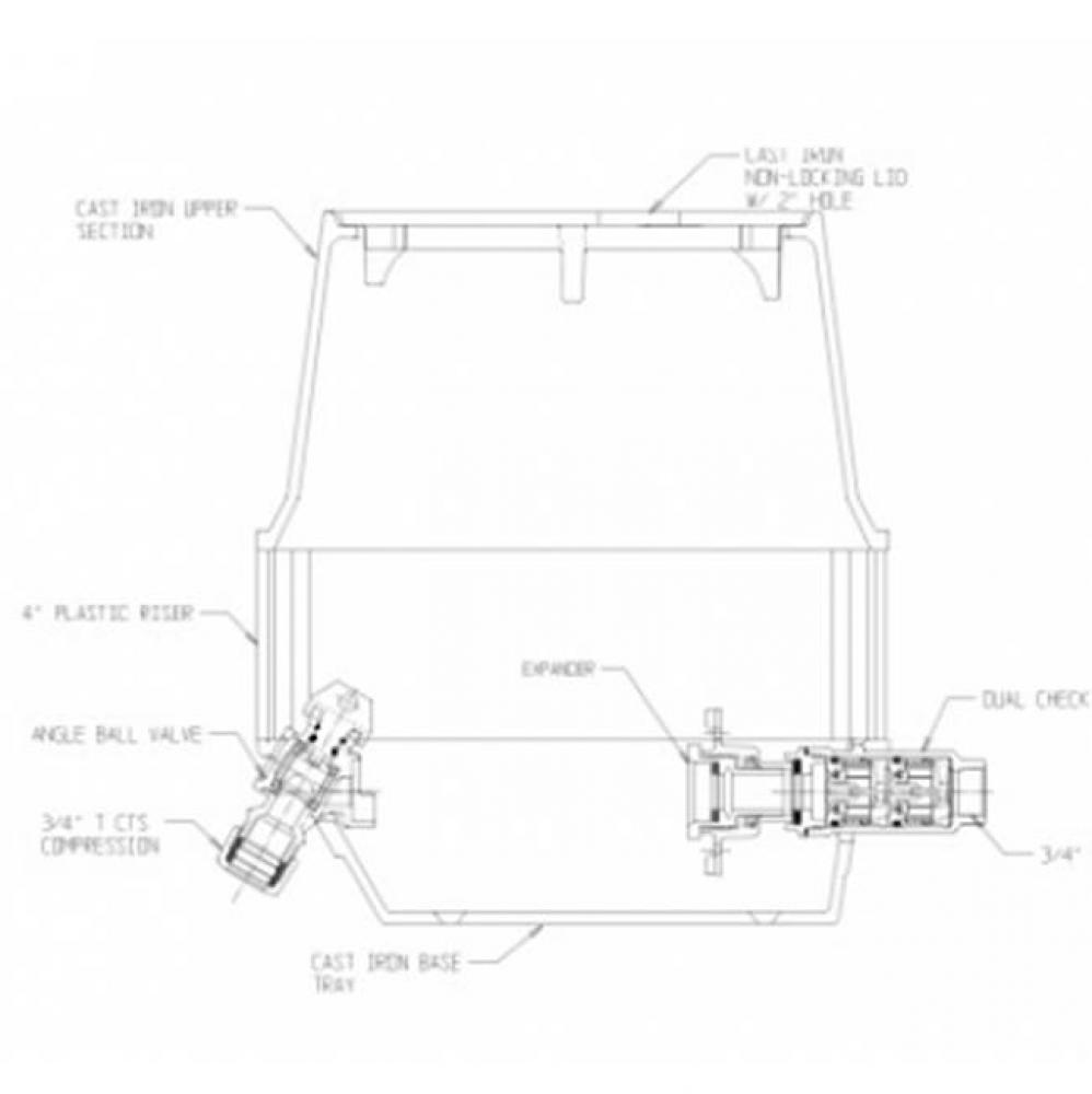 775B208PCDG 332 YBOX 3/4 DP SPV X 3/4 FNPT SC