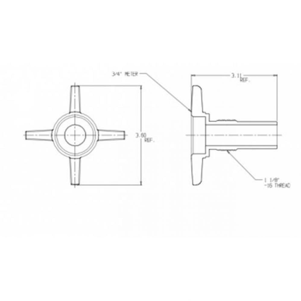 777-3WHL 3/4 CR BOX EXPANDER WHEEL