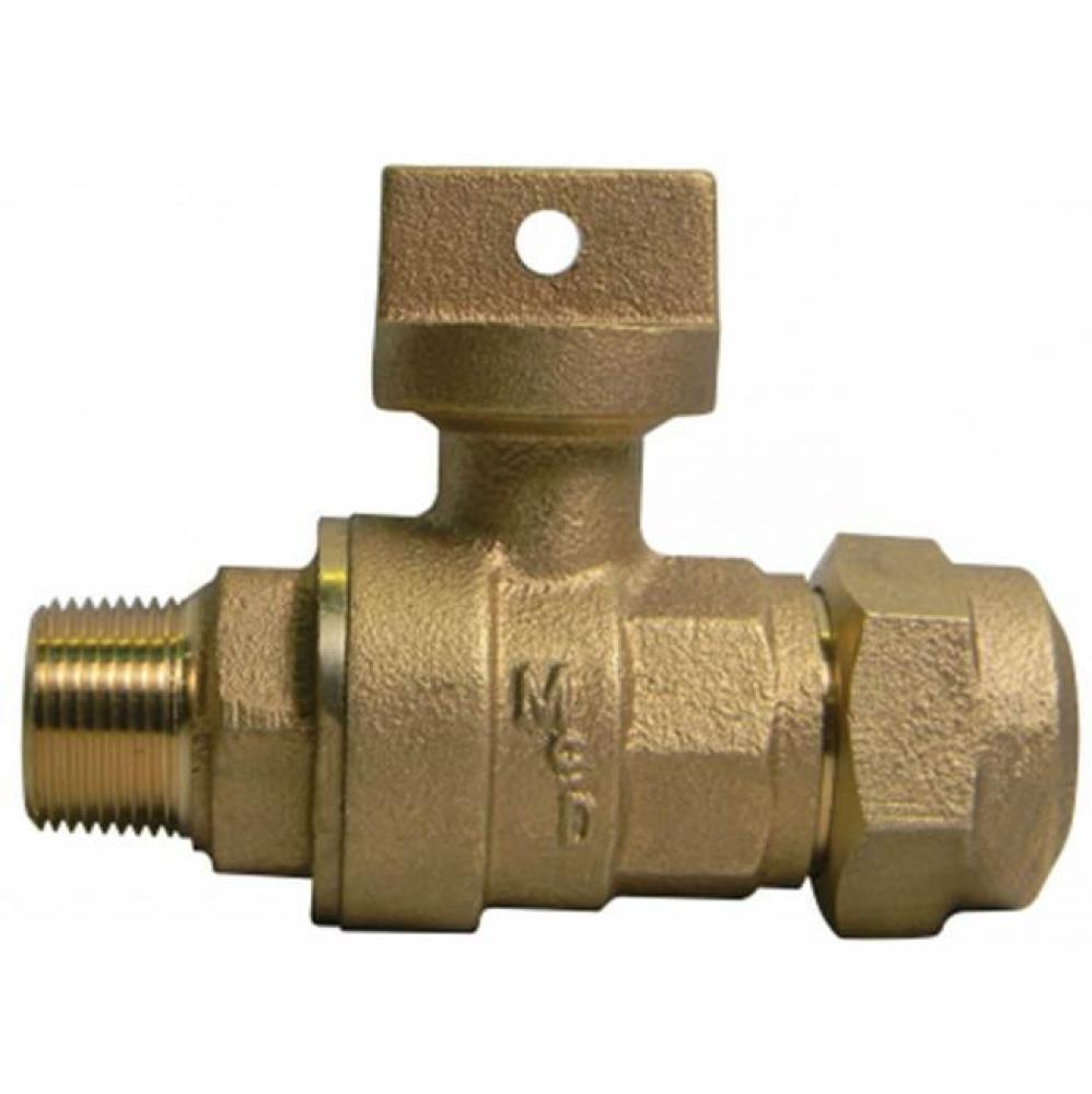 76107Q 1 BALL CURB CTS X MNPT - NL