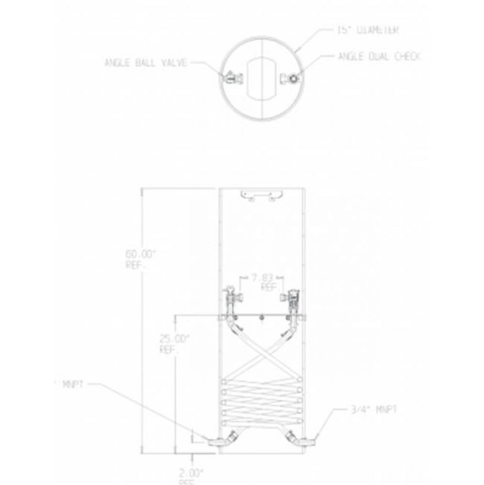 790-260QFPP 330X15 SGL COIL SPBVxFPDCK MNPT X MNPT