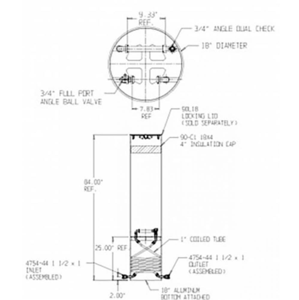 792F384KF44 665X18X7.50 TAN COIL FPBVxSPDCK PVCxPVC