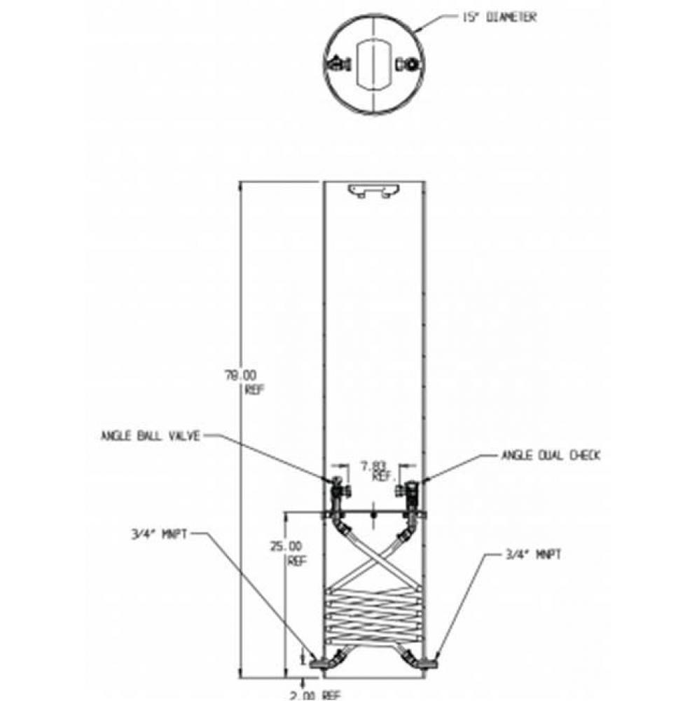 790-260KFPP 330X18 SGL COIL PIT FPBVxFPDCK MNPTxMNPT