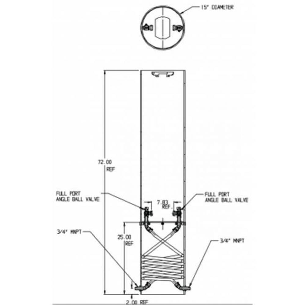 790-260KKPP 330X15 SGL COIL PIT FPBVxFPBV MNPTxMNPT