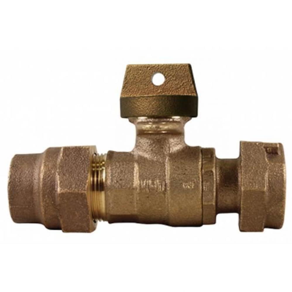 76100MG 3/4X5/8X3/4 BALL VALVE CTS X METER - NL