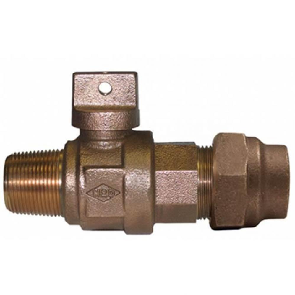 74101BCAPG 3/4 BALL CORP/CURB AWWA X CTS - NL