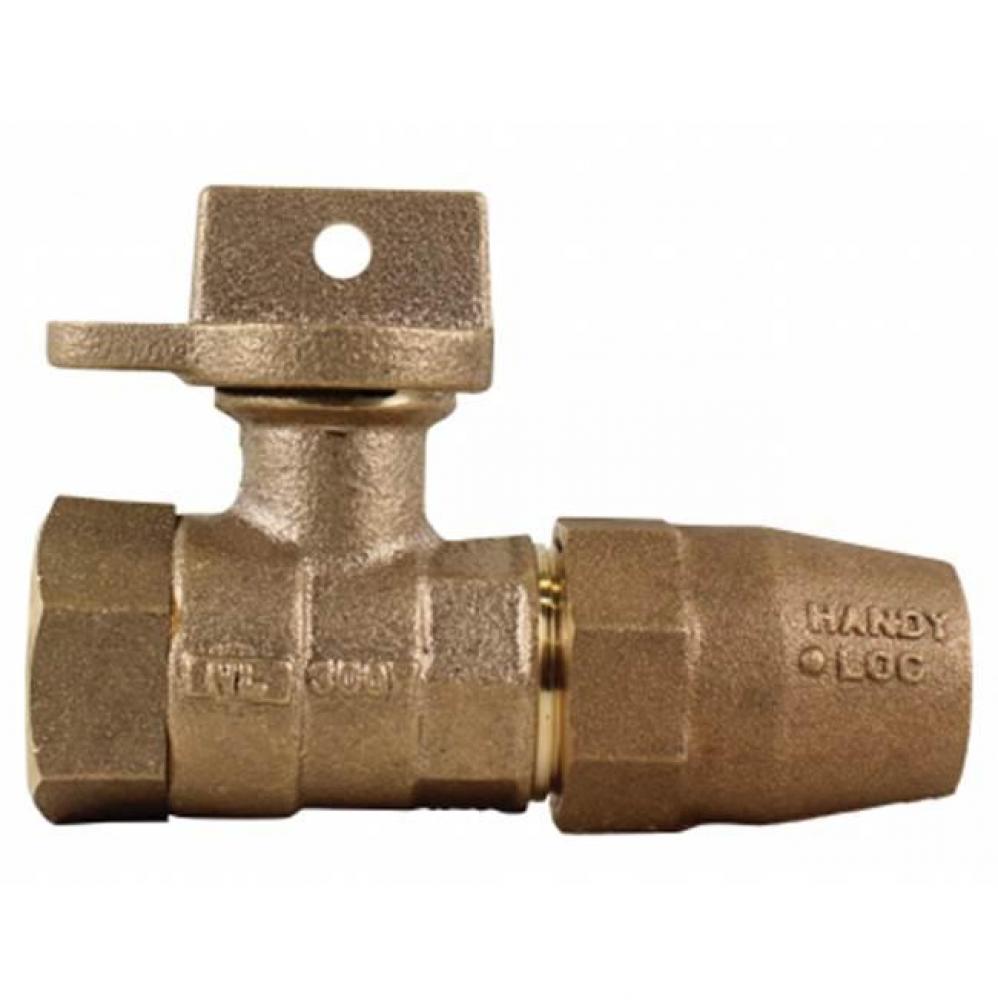 76102WH 1X3/4X1 BALL CURB  - CTS X FNPT - NL