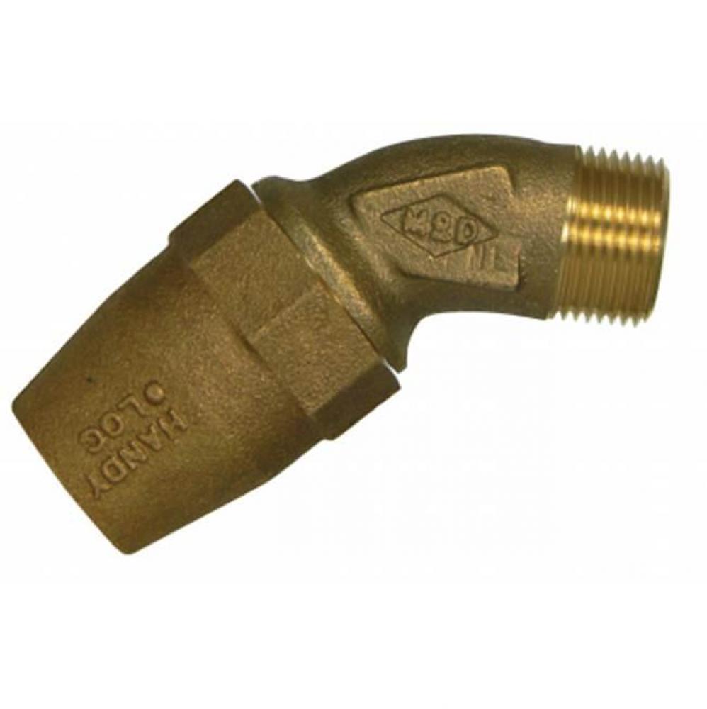 74750P-3H 3/4X1 EIGHTH BEND PEP X MNPT - NL